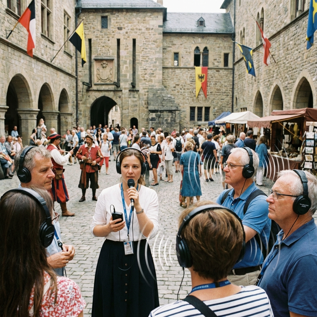 Wireless audio guide manufacturer for group tours