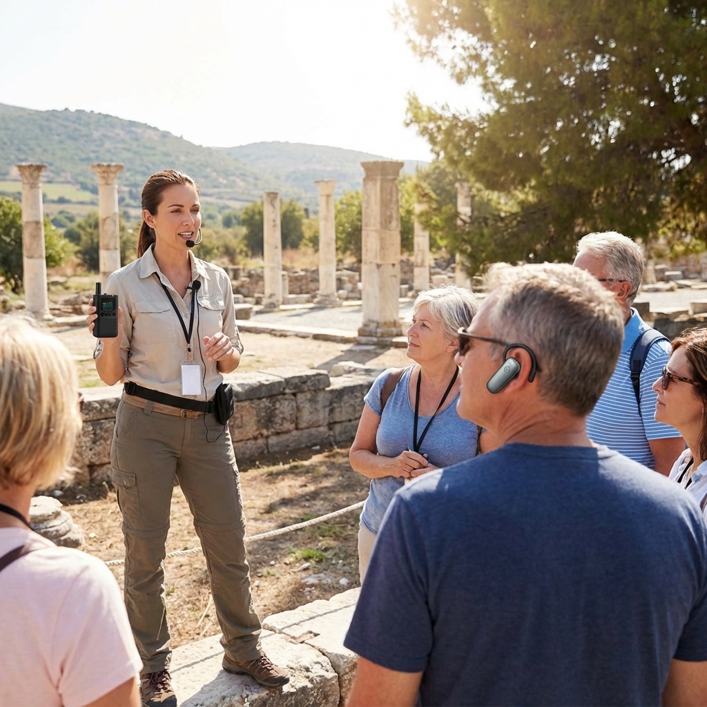 户外活动的无线导游系统